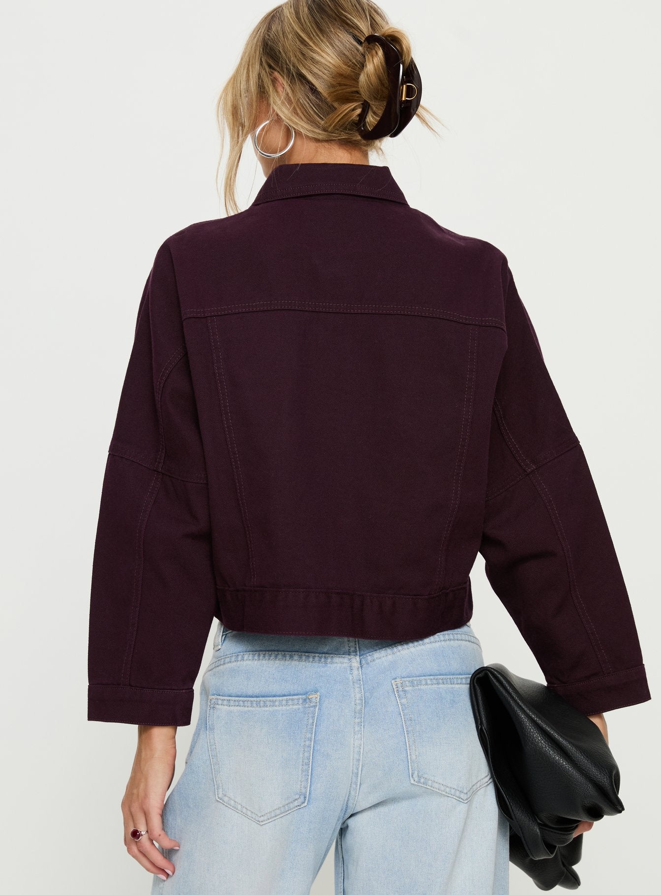 Hughes Denim Jacket Currant