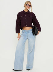 Hughes Denim Jacket Currant