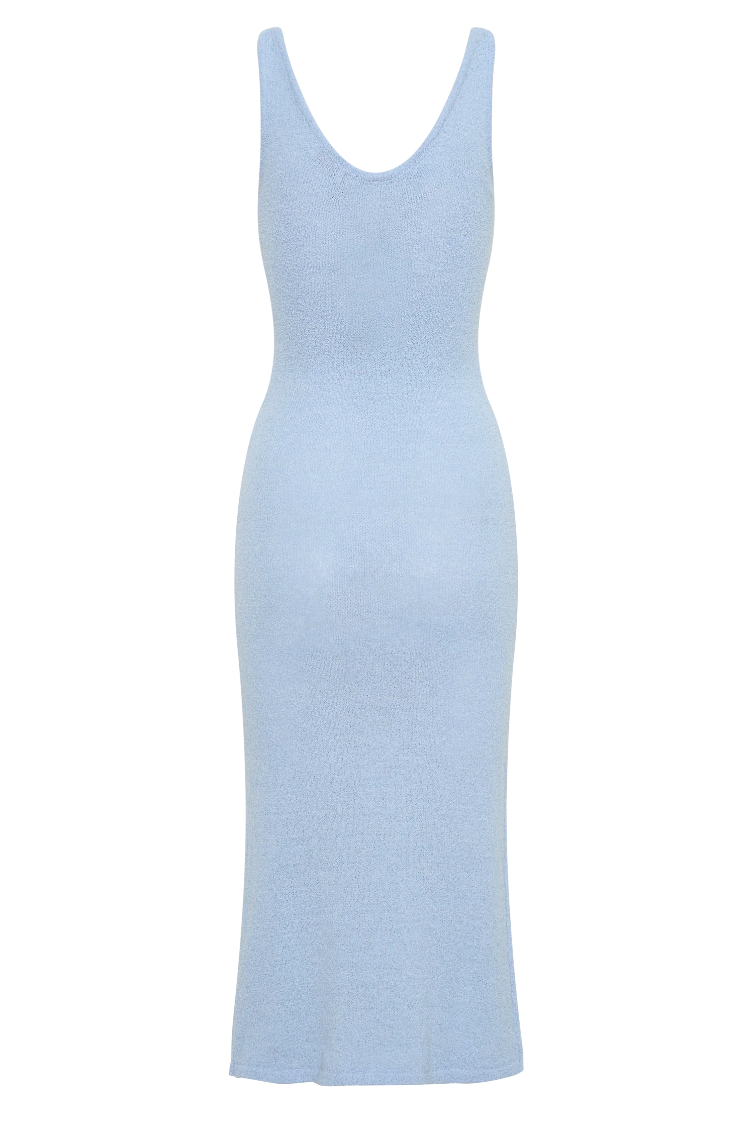 Rachael Knit Midi Dress - Light Blue