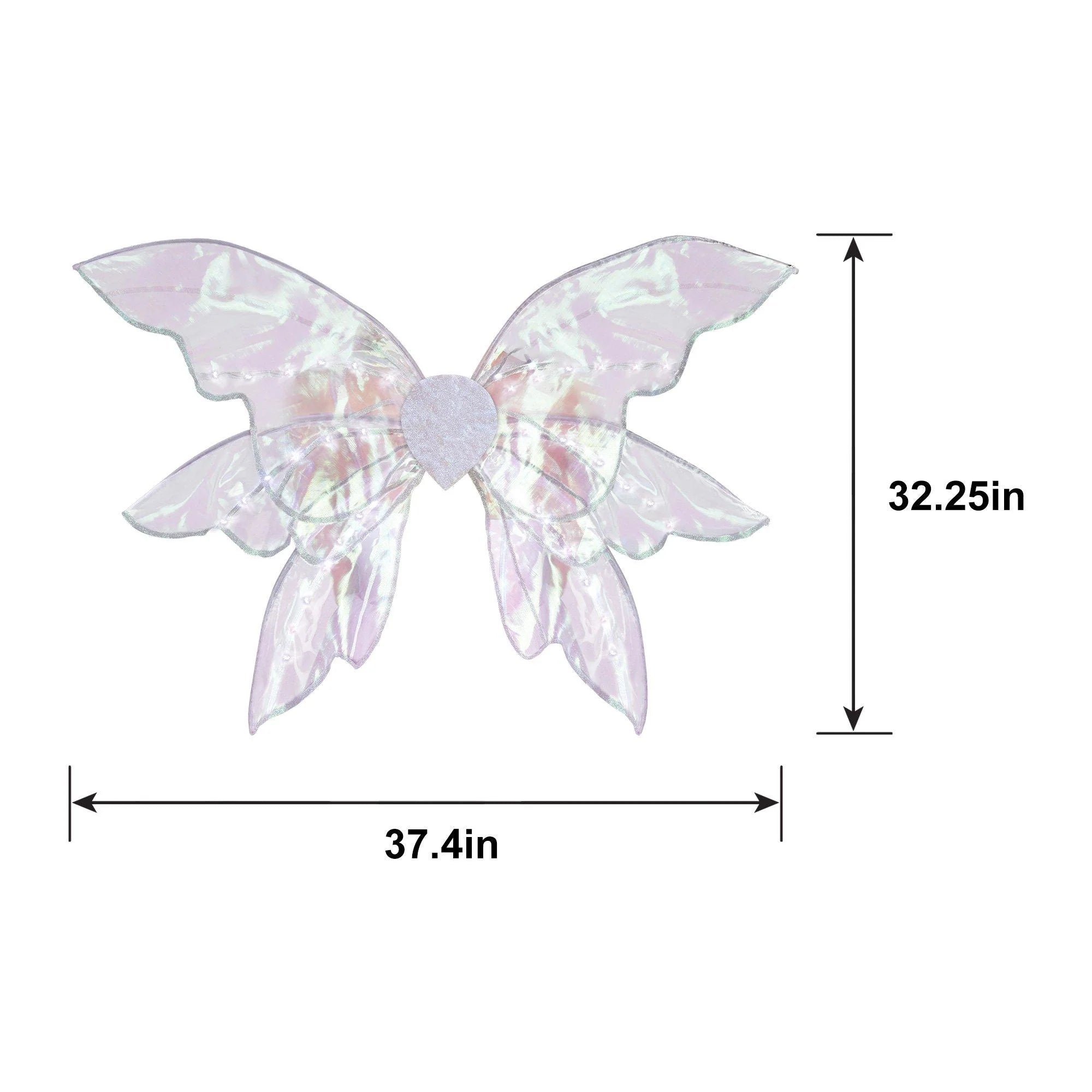 Adult Light-Up Iridescent Fairy Wings